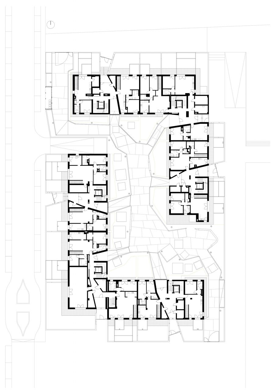 1/4 Ground floor plan